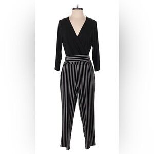 Torrid Black 3/4 sleeve capri jumpsuit
